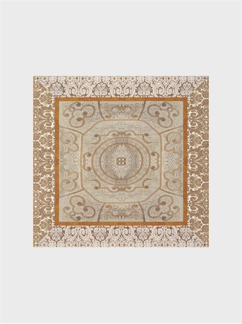 Foulard bandana in seta con stampa barocca PIERRE-LOUIS MASCIA | 90X90M518944